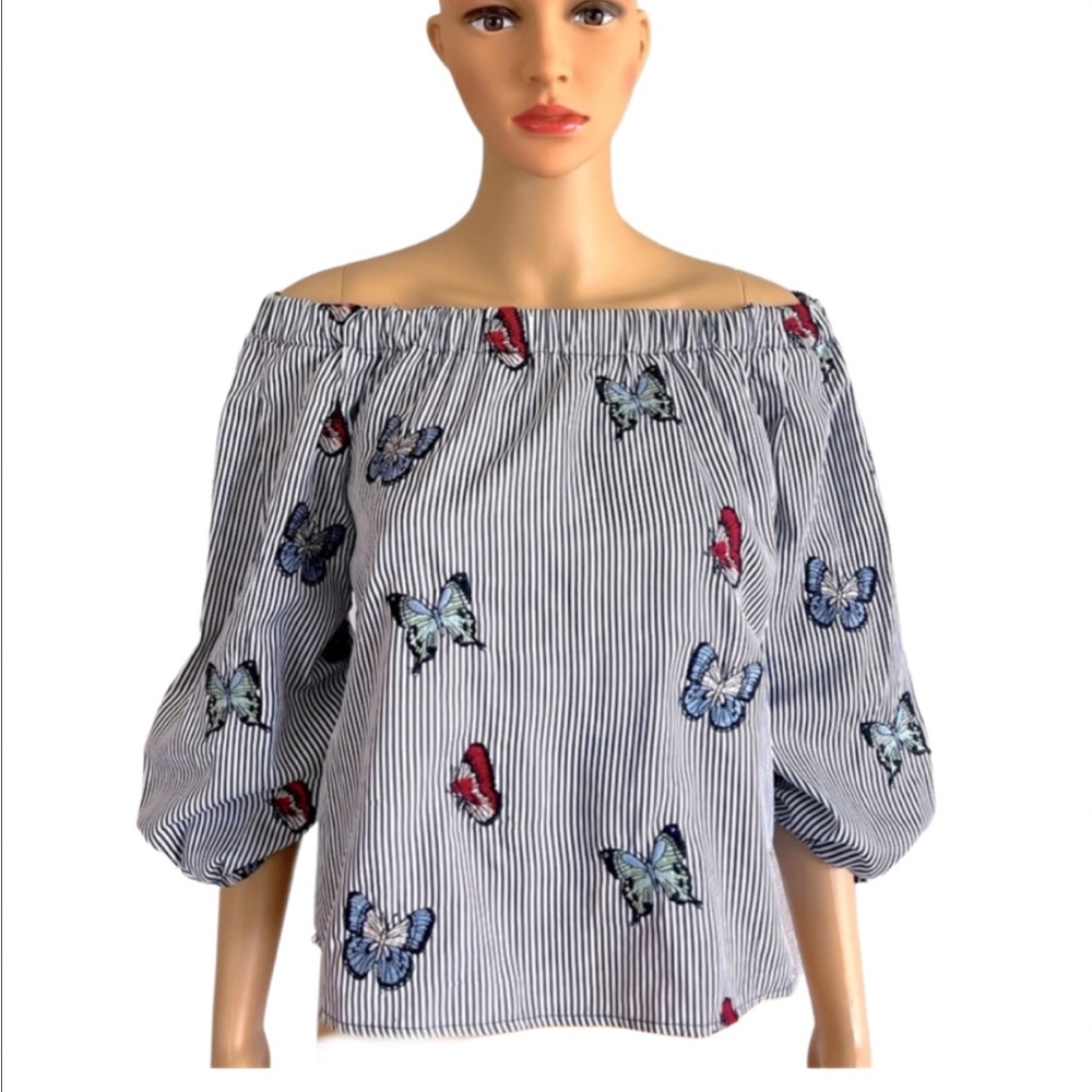 •ZARA• Butterfly top